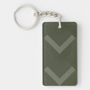 Porte-clés Double Down Moss Green Porte - clé - Personnalisab