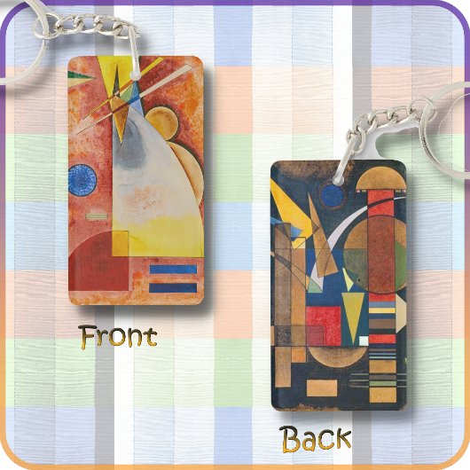 Porte-clés Double face - Art abstrait de Kandinsky