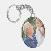 Porte-clés Double face Créez votre propre deux photos (Devant gauche)