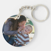 Porte-clés Double face Créez votre propre deux photos (Dos)