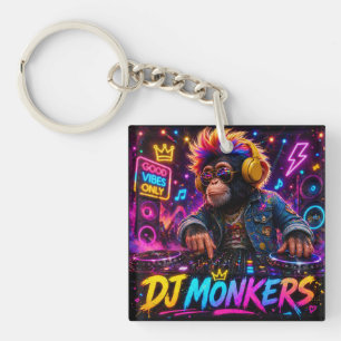 Porte-clés double face DJ MONKERS