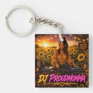 Porte-clés double face DJ PROUDMOMMA