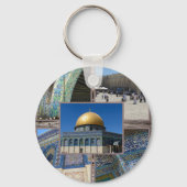 Porte-clés double face Jérusalem "La Palestine lib (Verso)