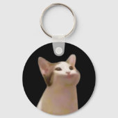 Porte-clés double face Mème de Chat Pop (Verso)