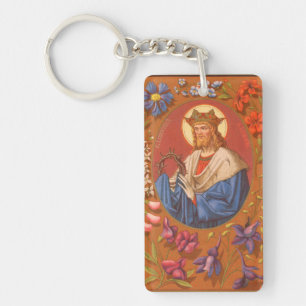 Porte-clés Double Image Saint Louis IX le Roi (PM 05)