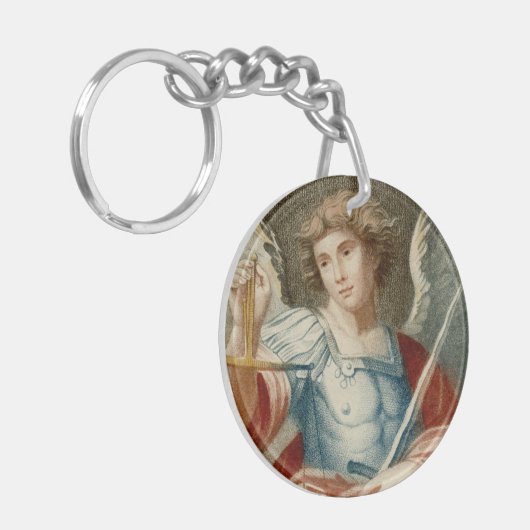 Porte-clés Double image St. Michael l'Archange (M 010) (Devant gauche)