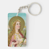Porte-clés Double Image Ste. Agnès de Rome (BC 01) (Dos)