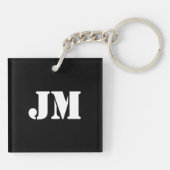 Porte-clés Double Odd Chèvre chinois Année Zodiac Monogramme  (Dos)