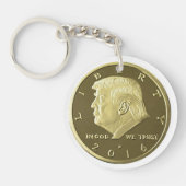 Porte-clés Double pièce de monnaie d'Eagle d'atout (Devant)