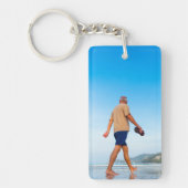 Porte-clés Double-Sided Rectangle Memorial Keychain (Devant)