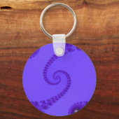 Porte-clés double spirale bleu violet (Recto)