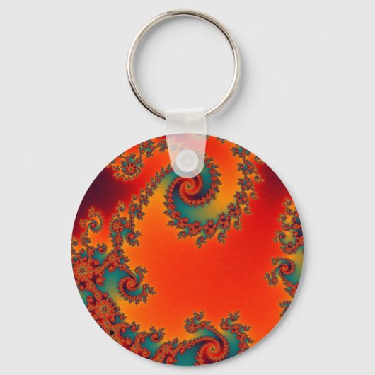 Porte-clés double spirale de cirque (Recto)