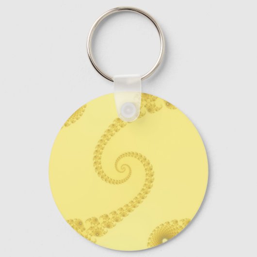 Porte-clés double spirale en or jaune (Recto)