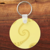 Porte-clés double spirale en or jaune (Recto)