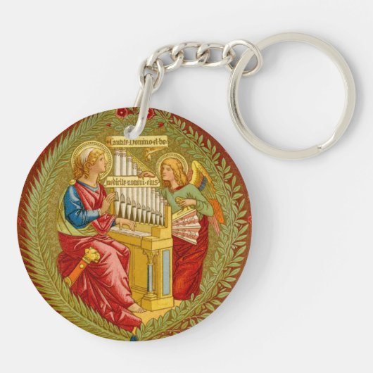 Porte-clés Double St. Cecilia de Rome (SNV 36) (Dos)