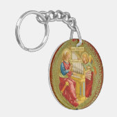 Porte-clés Double Ste Cécile de Rome (SNV 36) (Devant gauche)