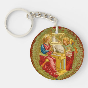 Porte-clés Double Ste Cécile de Rome (SNV 36)