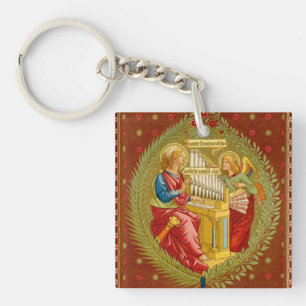 Porte-clés Double Ste Cécile de Rome (SNV 36)