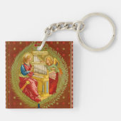 Porte-clés Double Ste Cécile de Rome (SNV 36) (Dos)