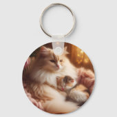 Porte-clés Douce Mère Chat & Chaton - Fête des Mères  (Recto)