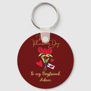 Porte-clés douce valentine couple personnaliser personnalisée