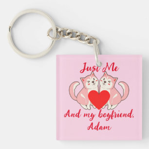 Porte-clés douce valentine couple personnaliser personnalisée