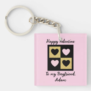 Porte-clés douce valentine couple personnaliser personnalisée