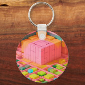 Porte-clés Douceur aux couleurs vives (Recto)