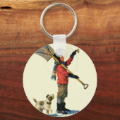 Porte-clés Douche à neige (Recto)