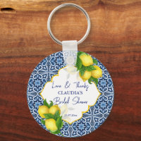 Douche nuptiale privilégie les tuiles bleues citro