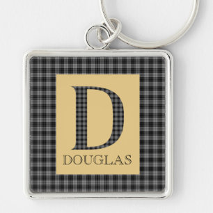 Porte-clés Douglas Tartan Monogramme D 