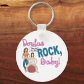 Porte-clés Doulas Rock ! Cadeaux (Recto)