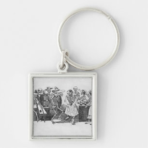 Porte-clés D'outretombe de Calavera du jarabe