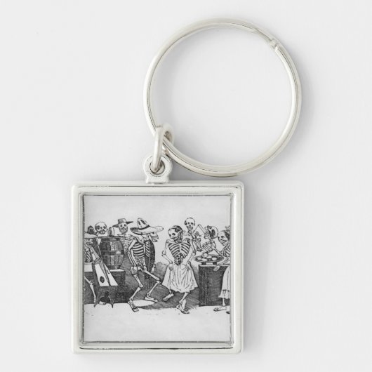 Porte-clés D'outretombe de Calavera du jarabe (Devant)
