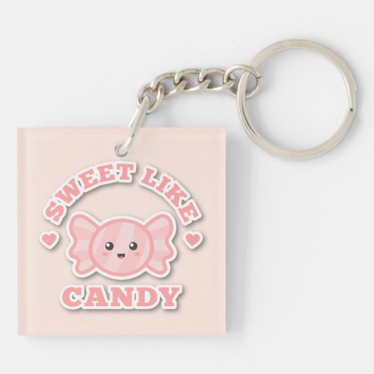 Porte-clés Doux comme Porte - clé de bonbons (Dos)