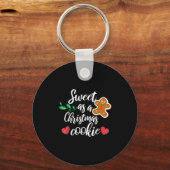 Porte-clés Doux comme un biscuit de Noël - Biscuit, Noël (Recto)