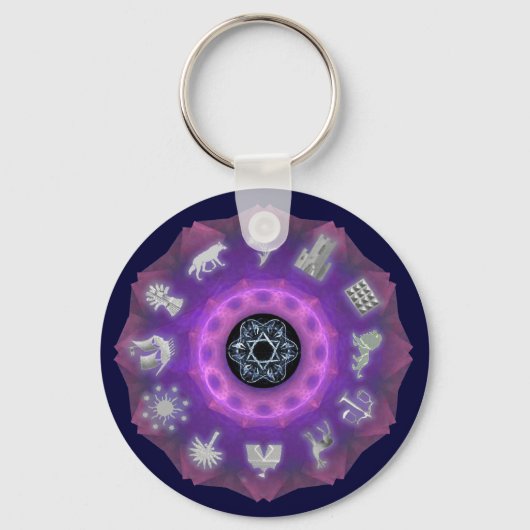 Porte-clés Douze tribus (Recto)