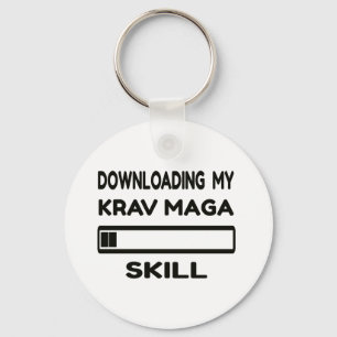 Porte-clés Downloading my Krav Maga skill