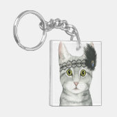 Porte-clés Downton Cat | Bejewted With Lace (Devant gauche)