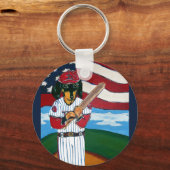Porte-clés doxie de baseball (Recto)