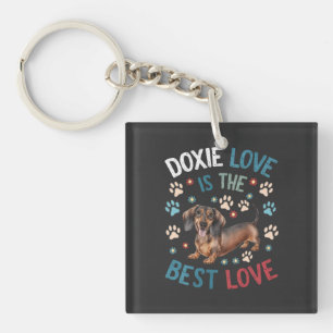 Porte-clés Doxie Love Est Le Meilleur Amour