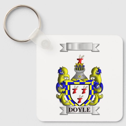 Porte-clés Doyle Nom et Blason (Recto)