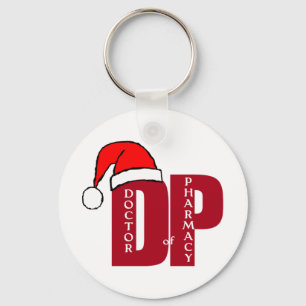 PORTE-CLÉS DP DE PÈRE NOËL DE NOËL - DOCTEUR OF PHARMACY