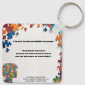 Porte-clés Dr Anders Osborne Ph.D. "A.D.H.D." (Dos)