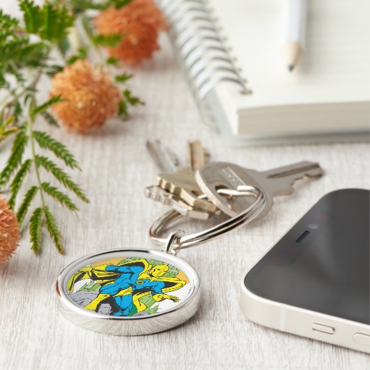 Porte-clés Dr Fate et tour invisible (Côté)