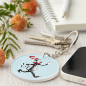 Porte-clés Dr Seuss | Chat dans la marche des chats Casquette (Devant droit)