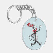 Porte-clés Dr Seuss | Chat dans la marche des chats Casquette (Devant gauche)