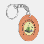 Porte-clés Dr. Seuss | Icône des œufs verts et du jambon (Devant gauche)