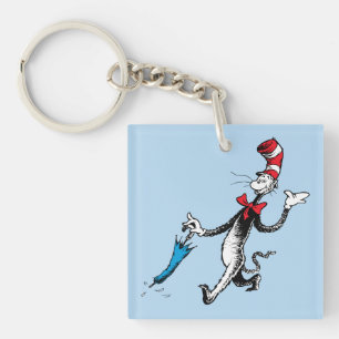 Porte-clés Dr. Seuss Le Chat Chapeauté Marche au parapluie