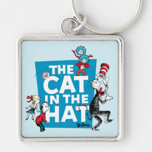 Porte-clés Dr. Seuss   Logo du Chat dans le Chapeau - Personn